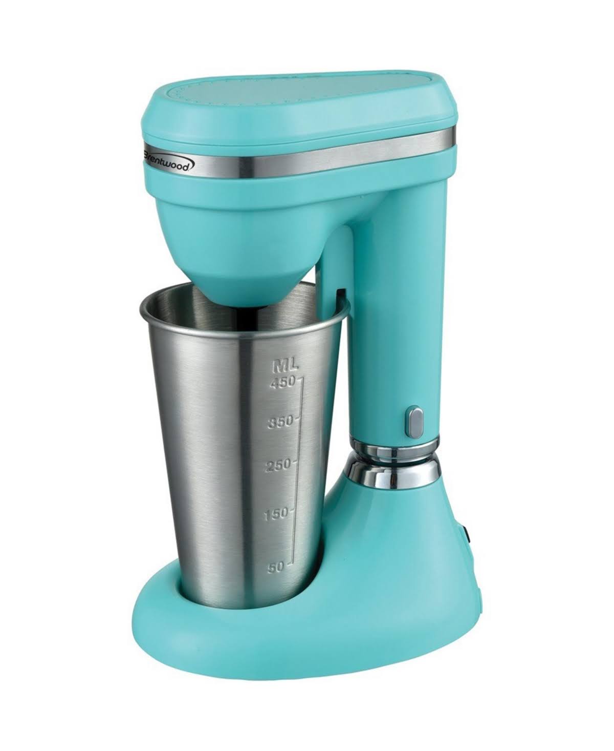 Brentwood 15oz Classic Milkshake Maker, Turquoise , Turquoise/Aqua