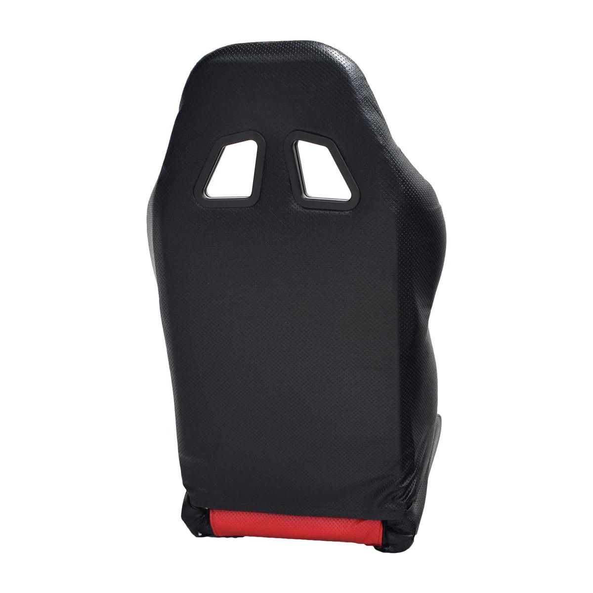 Alveytech Red Single Seat for Go - Karts - Red Padded Racing Seat with Curved Seat Back & Vents, Two Tone Red and Black Upholstery, Single Go Kart Seat, Racing Seat, Replacement Seat with Padding