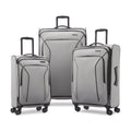 American Tourister X - Lite 3 - Piece Luggage Set with Spinner Wheels - Light Grey