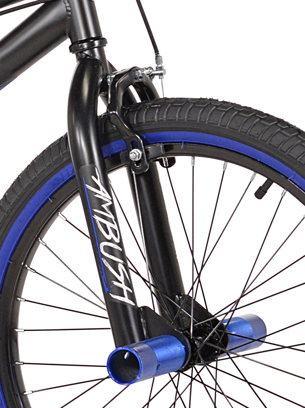Bicycles 20" Boy'S Ambush BMX Bike, Black/Blue