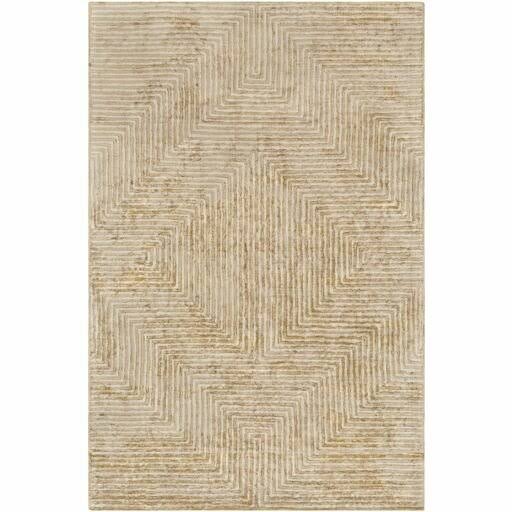 Balos Geometric Handmade Tufted Tan/Beige Area Rug AllModern Rug Size: Rectangle 8' x 10'