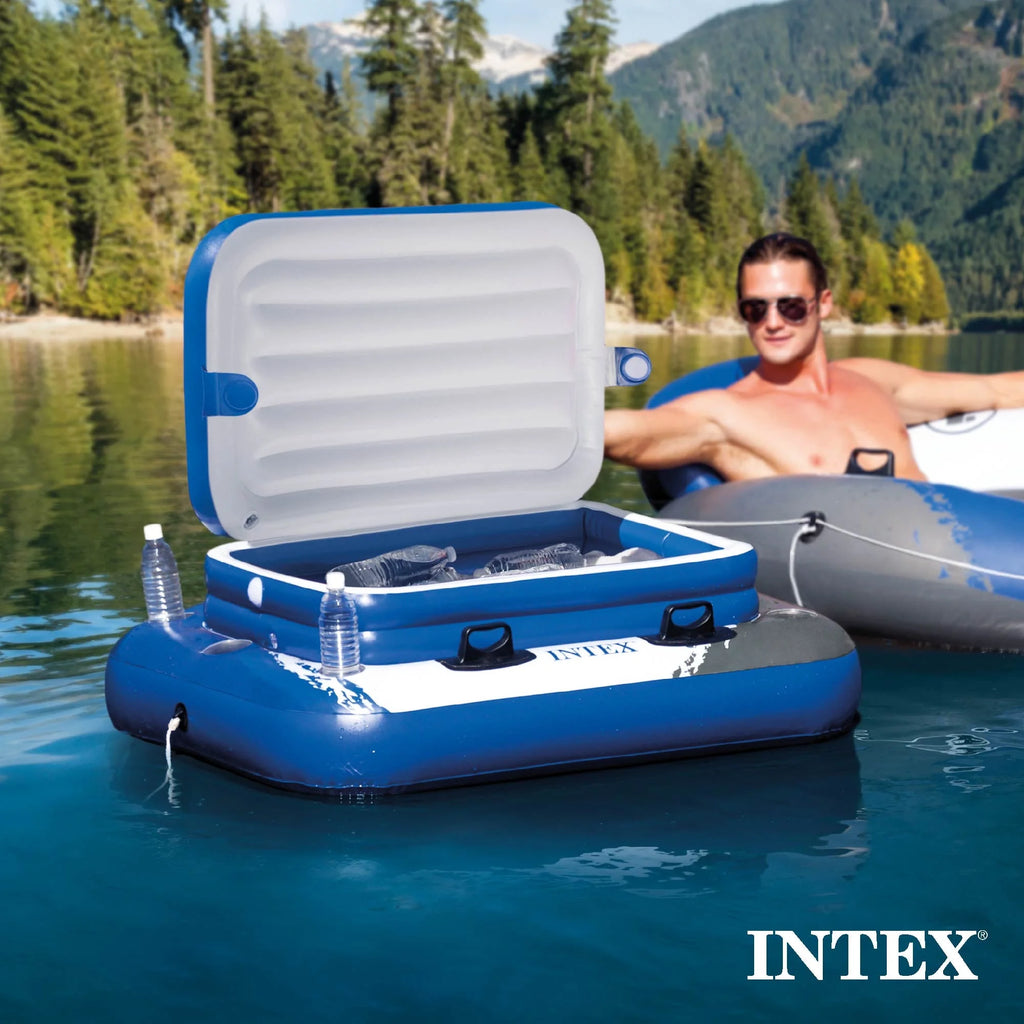 INTEX 32ft x 16ft x 52in Ultra XTR Above Ground Pool, Floats (2 Pack), & Inflatable Cooler