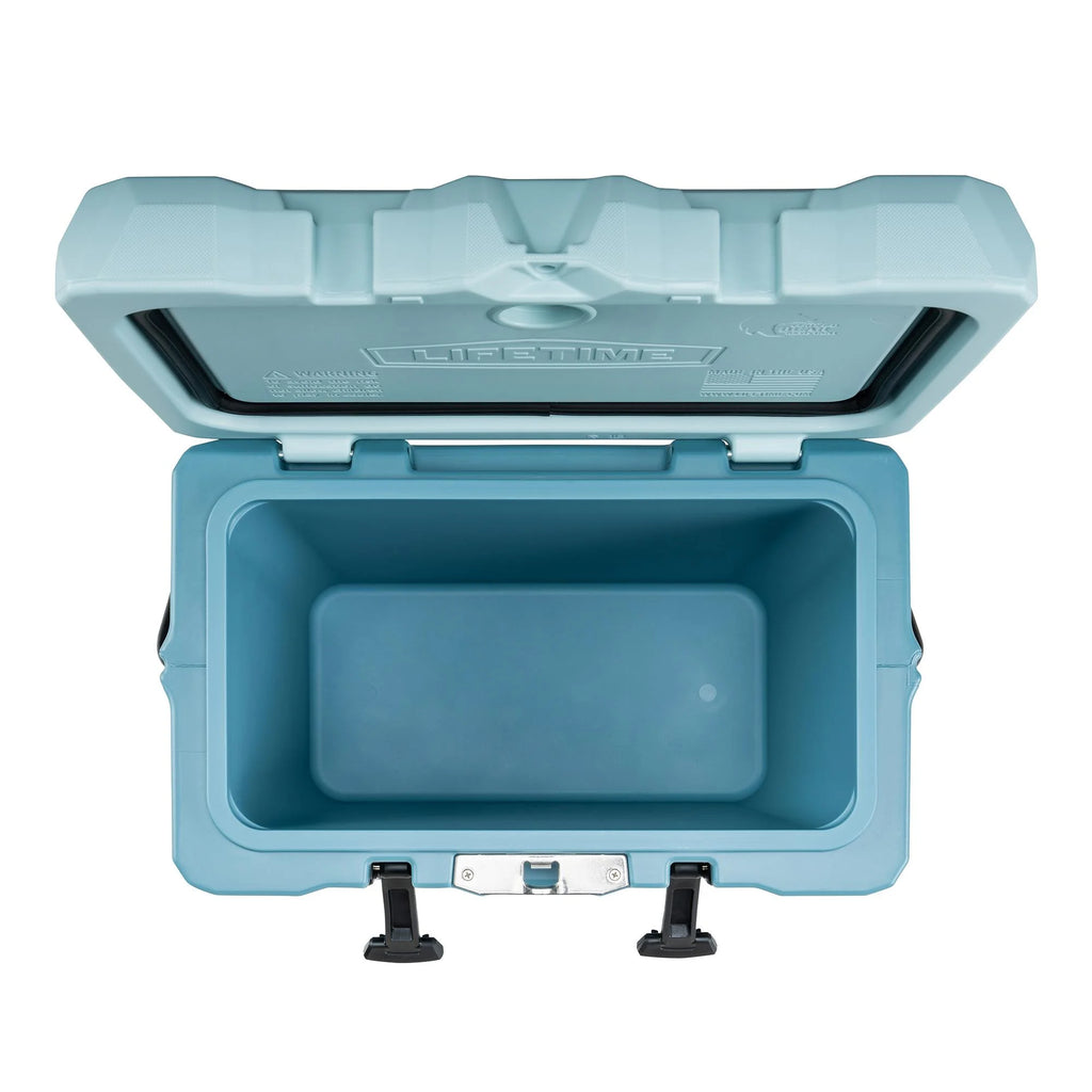 Lifetime 28 Qt Bear - Resistant Camping Cooler, Premium High Performance, Ice Retention, Hard Cooler, 20 Can Capacity, Boulder Gray (91289)