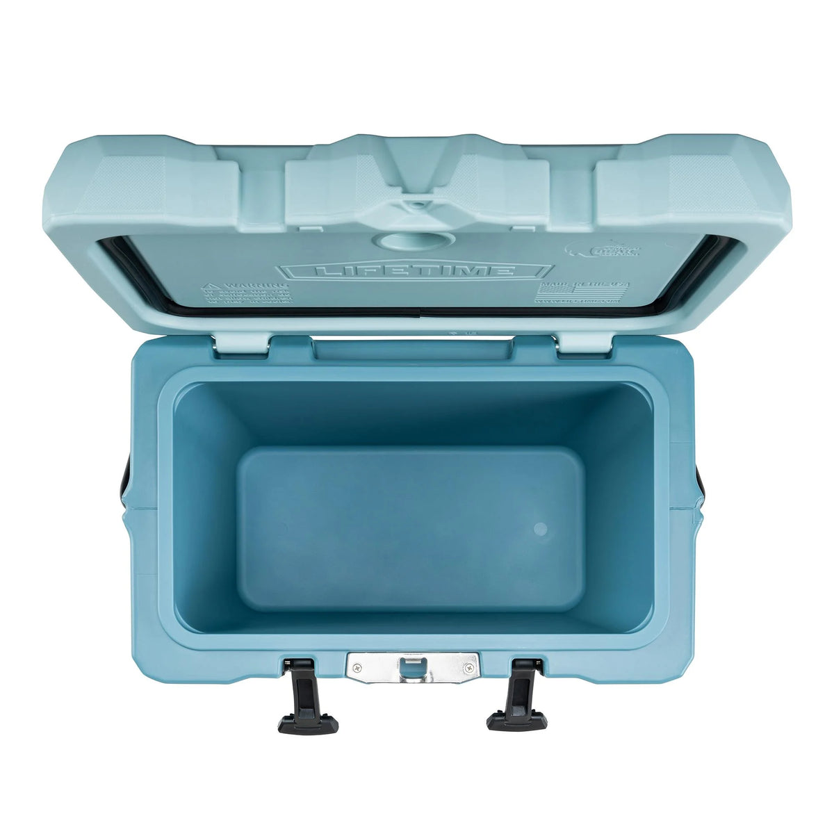 Lifetime 28 Qt Bear - Resistant Camping Cooler, Premium High Performance, Ice Retention, Hard Cooler, 20 Can Capacity, Boulder Gray (91289)