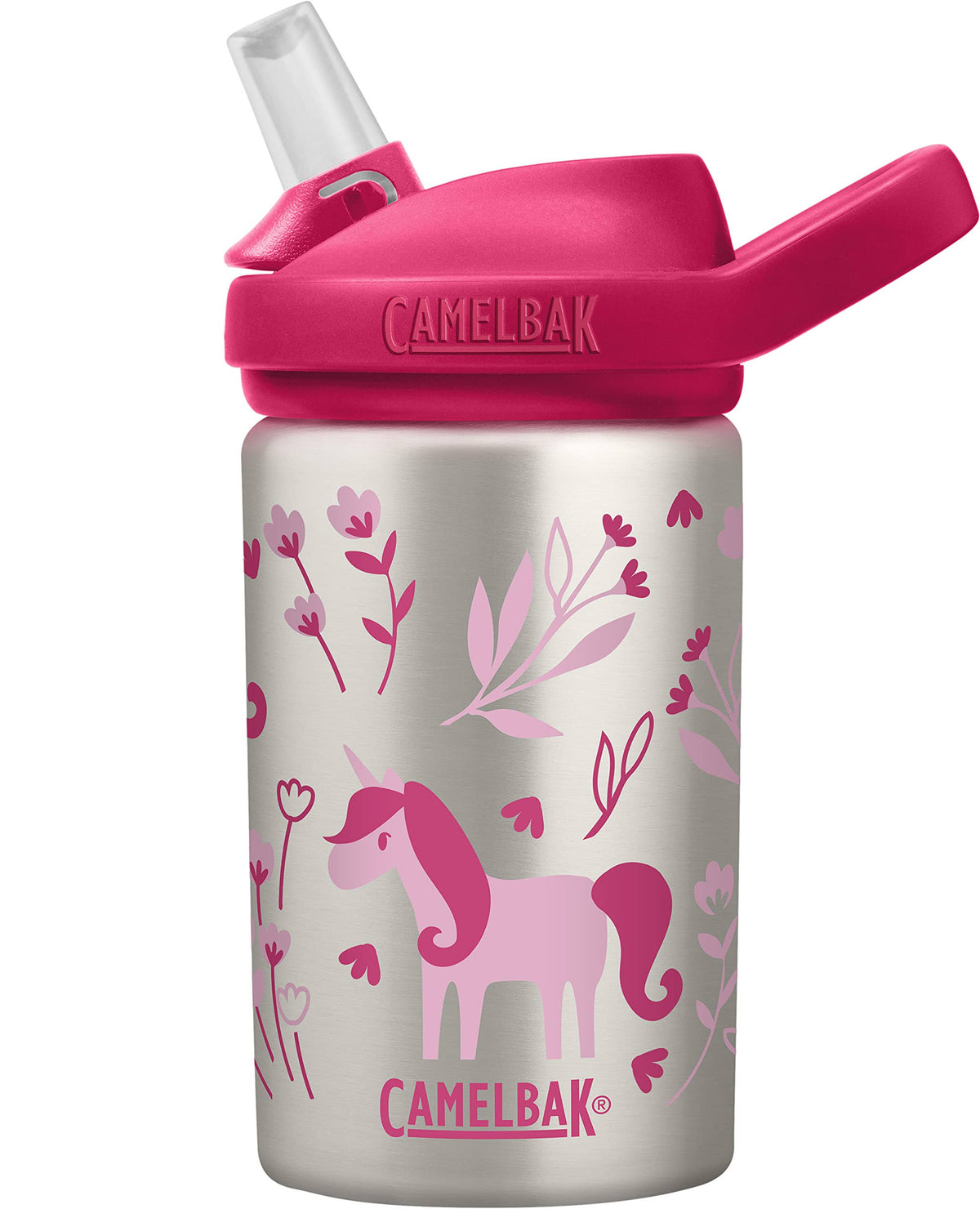CamelBak Eddy+ Kids 14 oz Bottle, Stainless Steel