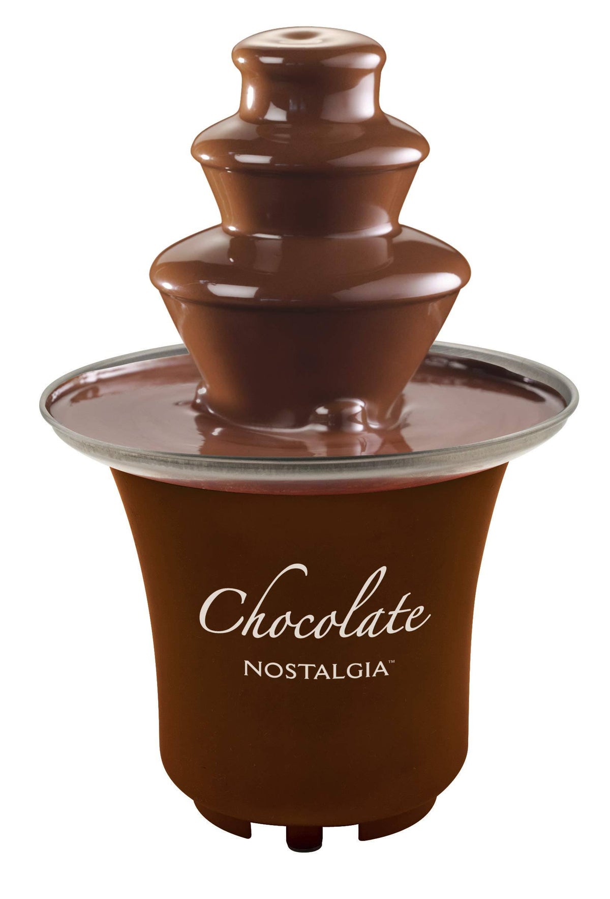 Nostalgia 3-Tier Chocolate Fondue Fountain