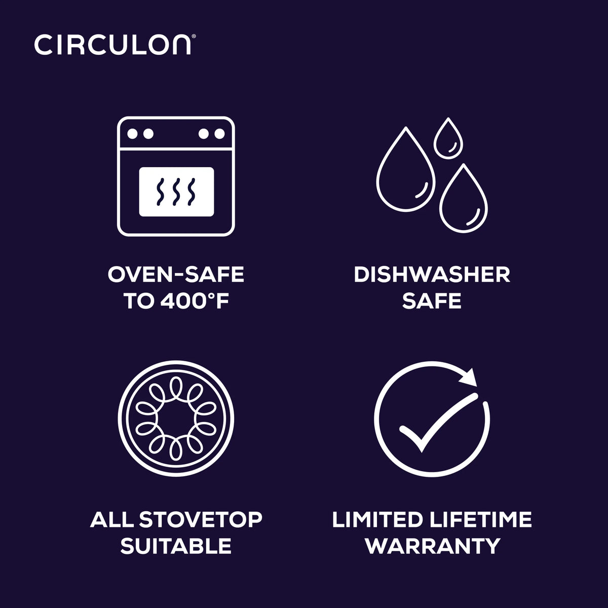 Circulon A1 Scratch Defense 10 Piece Nonstick Aluminum Pot and Pan Set, Cast Stainless Steel