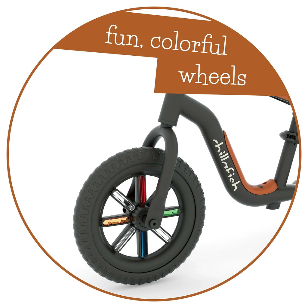 Chillafish Buzzi 10' Balance Bike for Kids 1.5 Years and Older, Lightweight Toddler Bike with Adjustable Seat