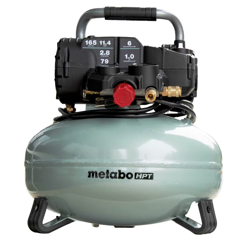 Metabo HPT Air Compressor, Pancake, 6 - Gallon, 165 PSI, EC711S