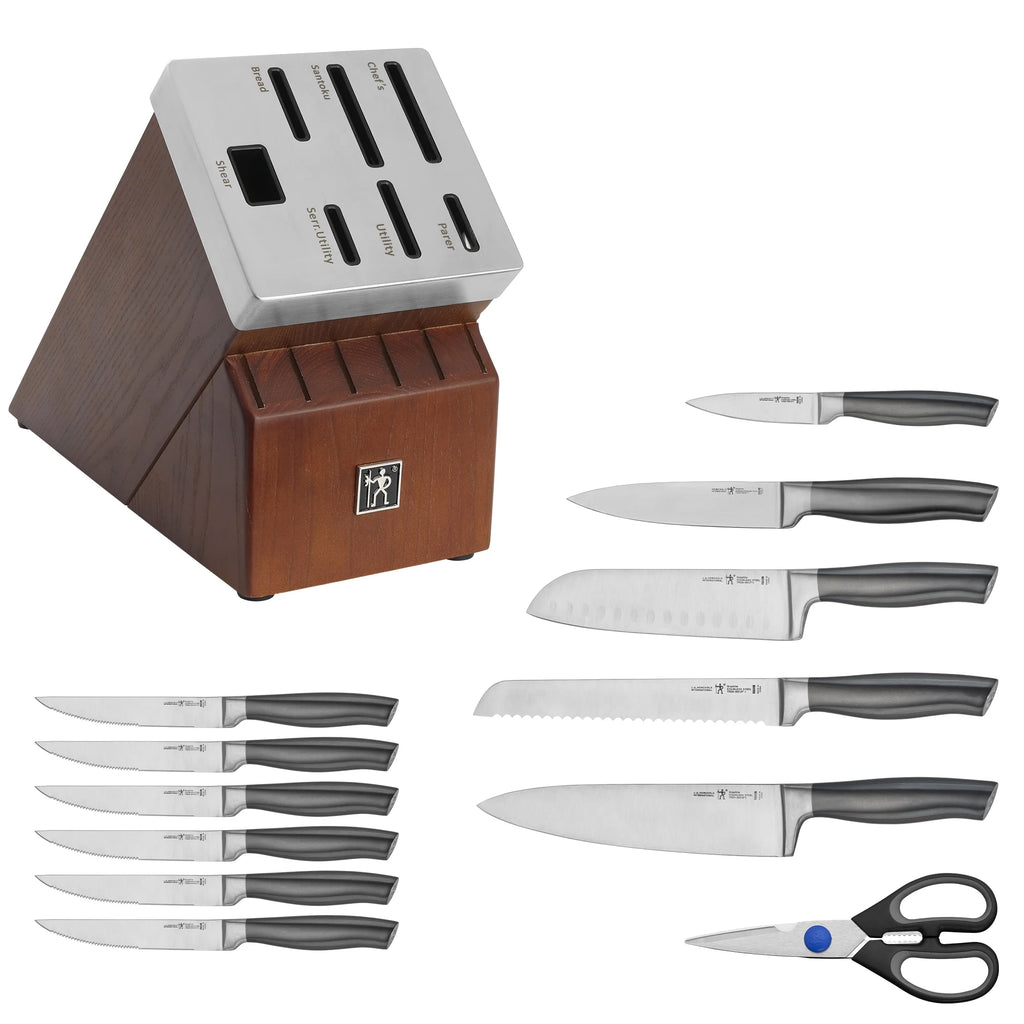 J.A. Henckels International Graphite 14 - Pc Self - Sharpening Knife Block Set