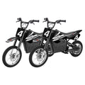 Razor MX650 Dirt Rocket High - Torque Electric Motocross Dirt Bike, Black (2 Pack)