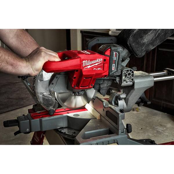 M18 FUEL 18V Lithium - Ion Brushless Cordless 7 - 1/4 In. Dual Bevel Sliding Compound Miter Saw with Stand (Tool - Only)