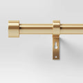 36"-66" Dauntless Curtain Rod Brass - Project 62