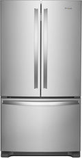Whirlpool WRF535SWHZ 36-Inch Wide French Door Refrigerator with Water Dispenser - 25 Cu. ft. Stainless Steel