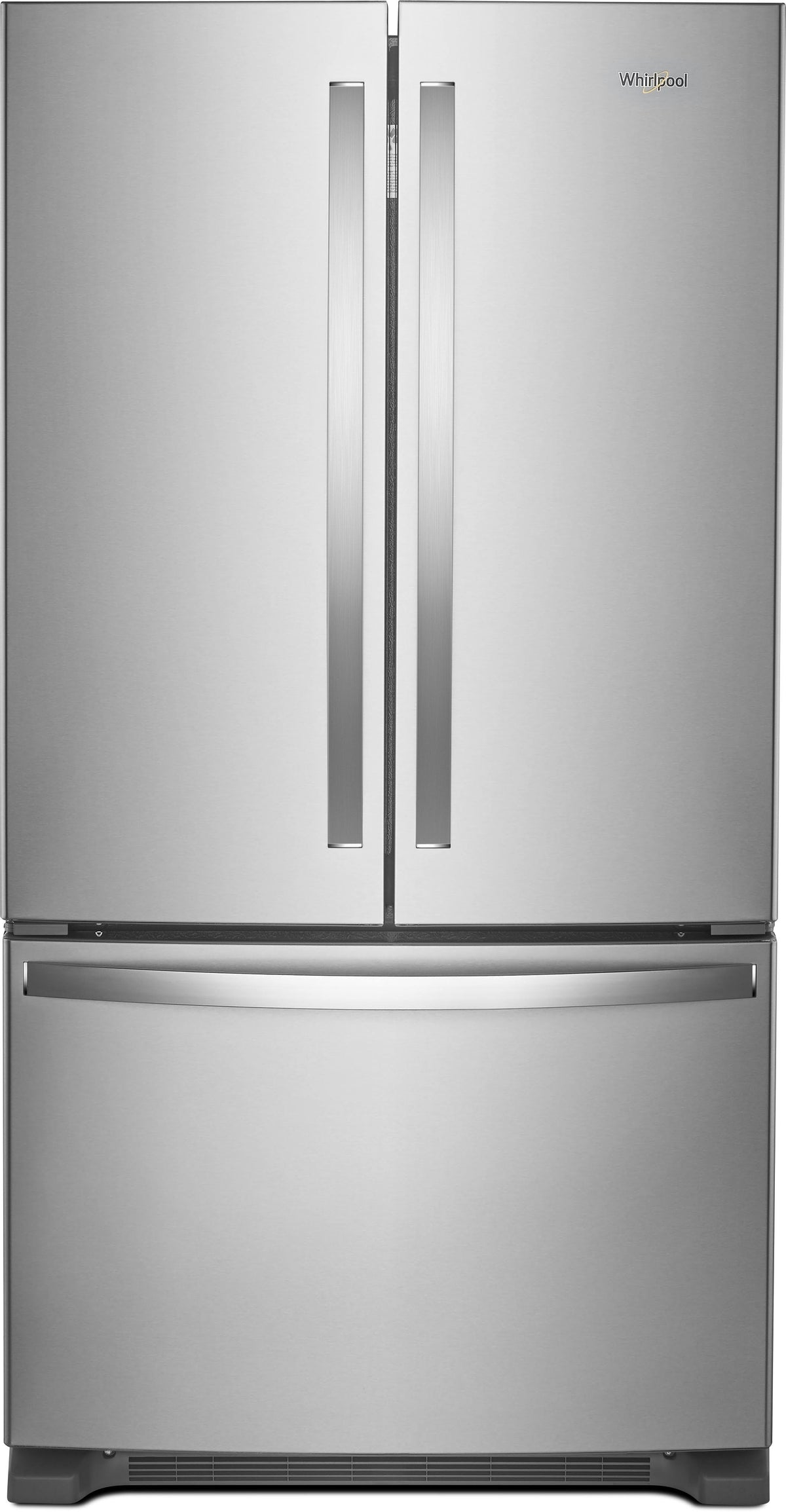Whirlpool WRF535SWHZ 36-Inch Wide French Door Refrigerator with Water Dispenser - 25 Cu. ft. Stainless Steel