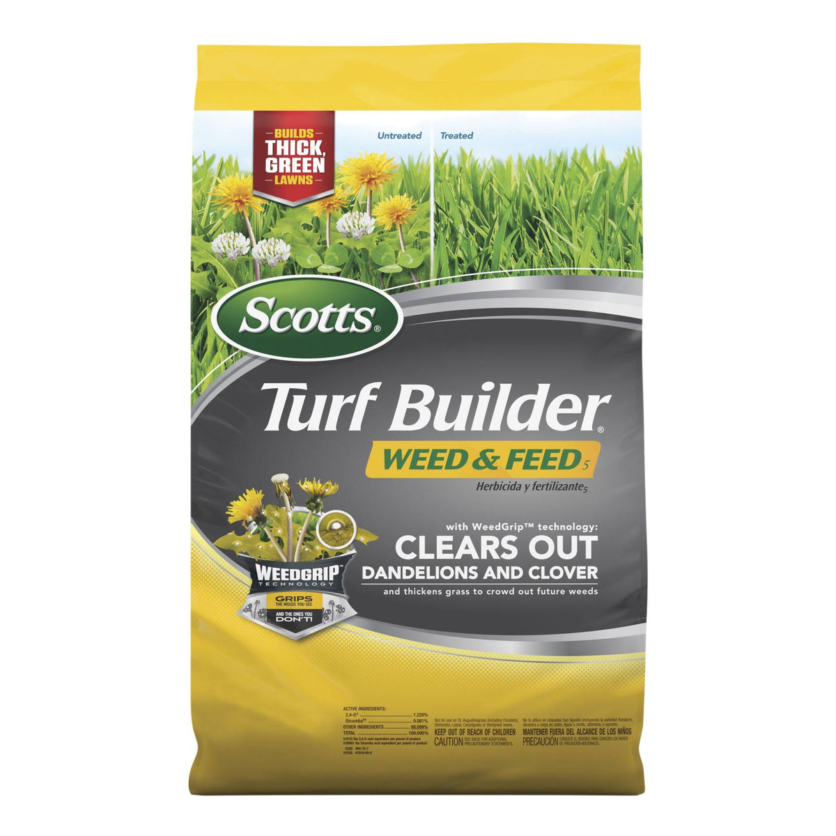 Scotts Turf Builder Weed & Feed, 45.26 lbs