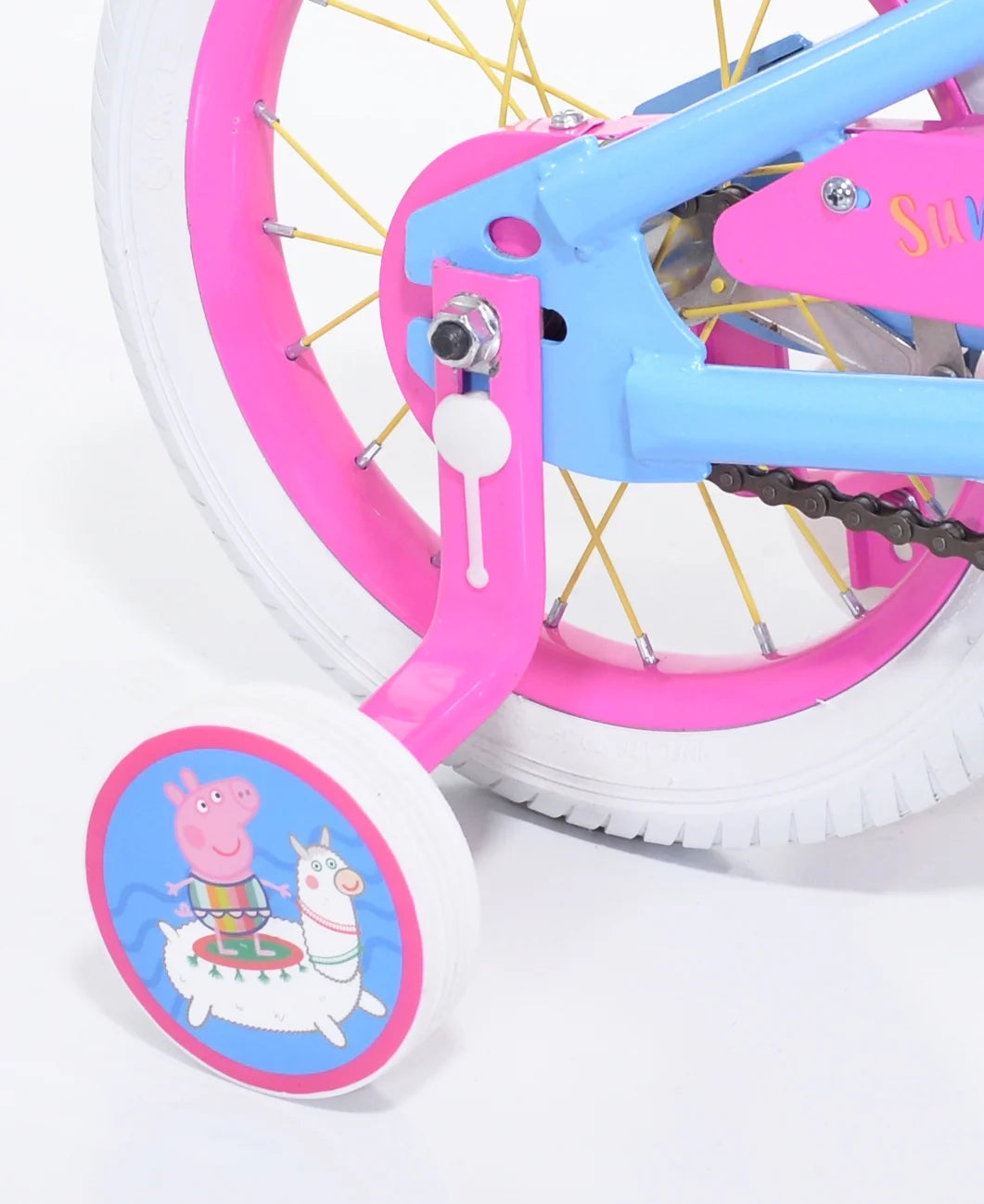 Bicycles 14" Peppa Pig Sunshine Vibes Girls Bicycle, Blue and Pink