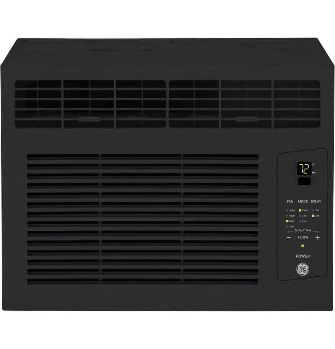 Ge? 6, 000 BTU Electronic Window Air Conditioner for Small Rooms up to 250 Sq Ft., Black