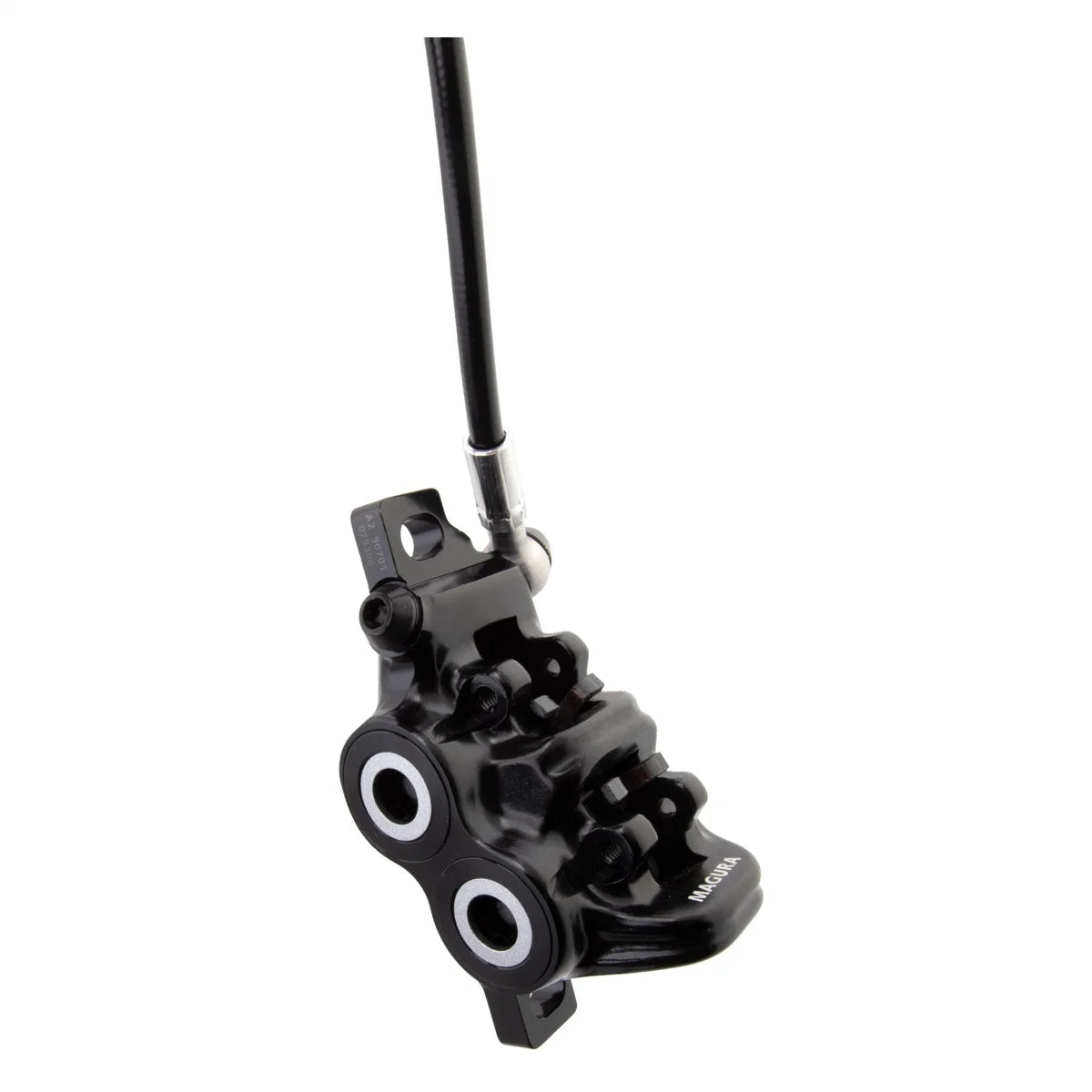 Magura MT5 Disc Brake and Lever - Front or Rear, Hydraulic, Post Mount, Black