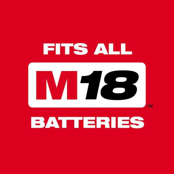 M18 FUEL 18V Lithium - Ion Brushless Cordless 1/2 In. High - Torque Impact Wrench with Grease Gun Kit, Resistant Batteries