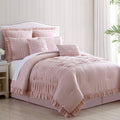 Antonella Mauve Comforter - 8 Piece Set King