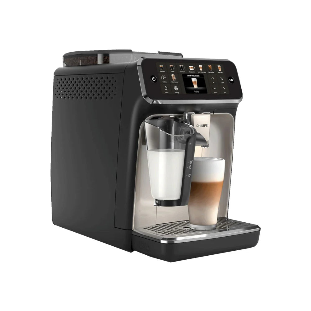 PHILIPS EP5447/90 Serie 5400 LatteGo 11 Kaffeespezialitäten Kaffeevollautomat Schwarz/Chrom