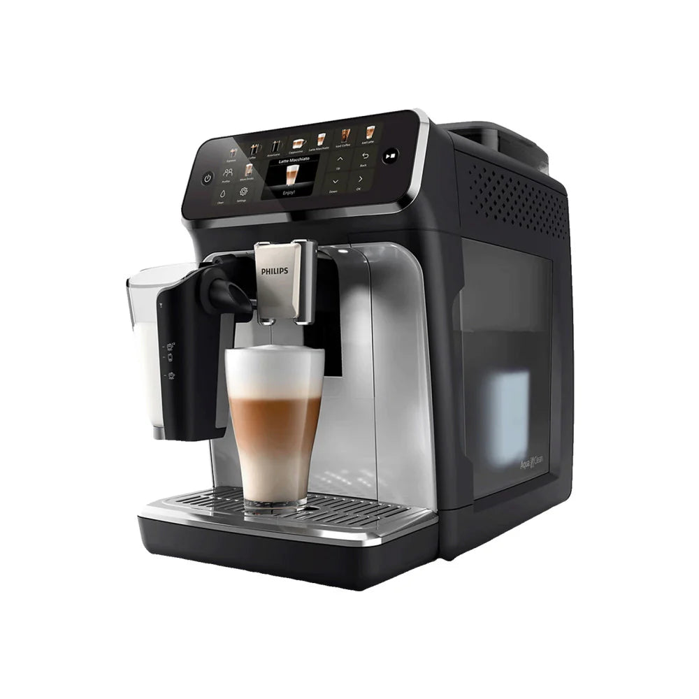 PHILIPS EP5447/90 Serie 5400 LatteGo 11 Kaffeespezialitäten Kaffeevollautomat Schwarz/Chrom