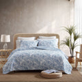 Tommy Bahama Palmday 3-Piece Quilt Set, Blue, Full/Queen, Cotton