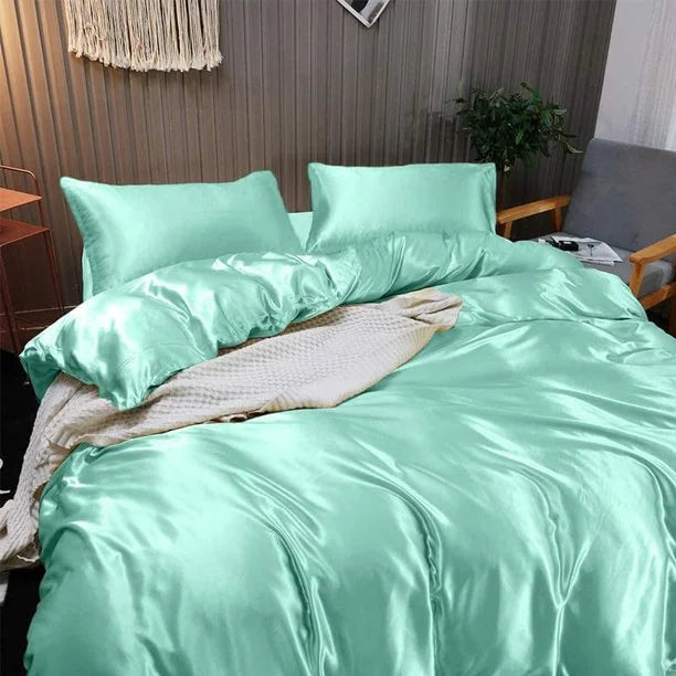 Cloud Fino 100% Silk Comforter 300 GSM Quilt Suitable for All-Season Silky Super Soft Twin/Twin XL Lilac