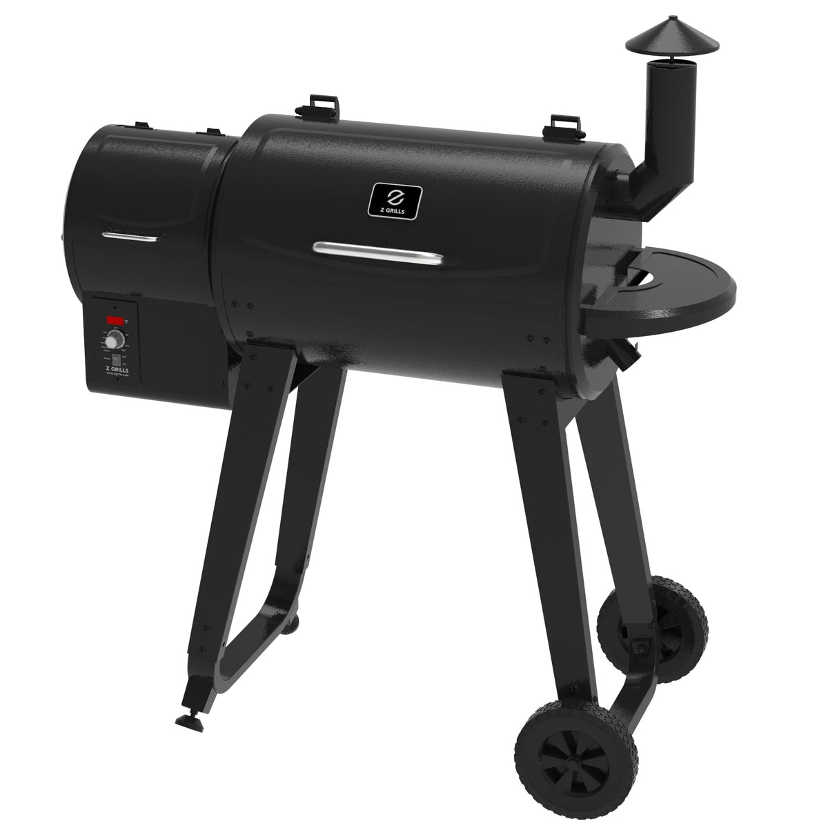 GRILLS ZPG-450A3 Wood Pellet Grill & Smoker 8-in-1 BBQ 2022 model. Black