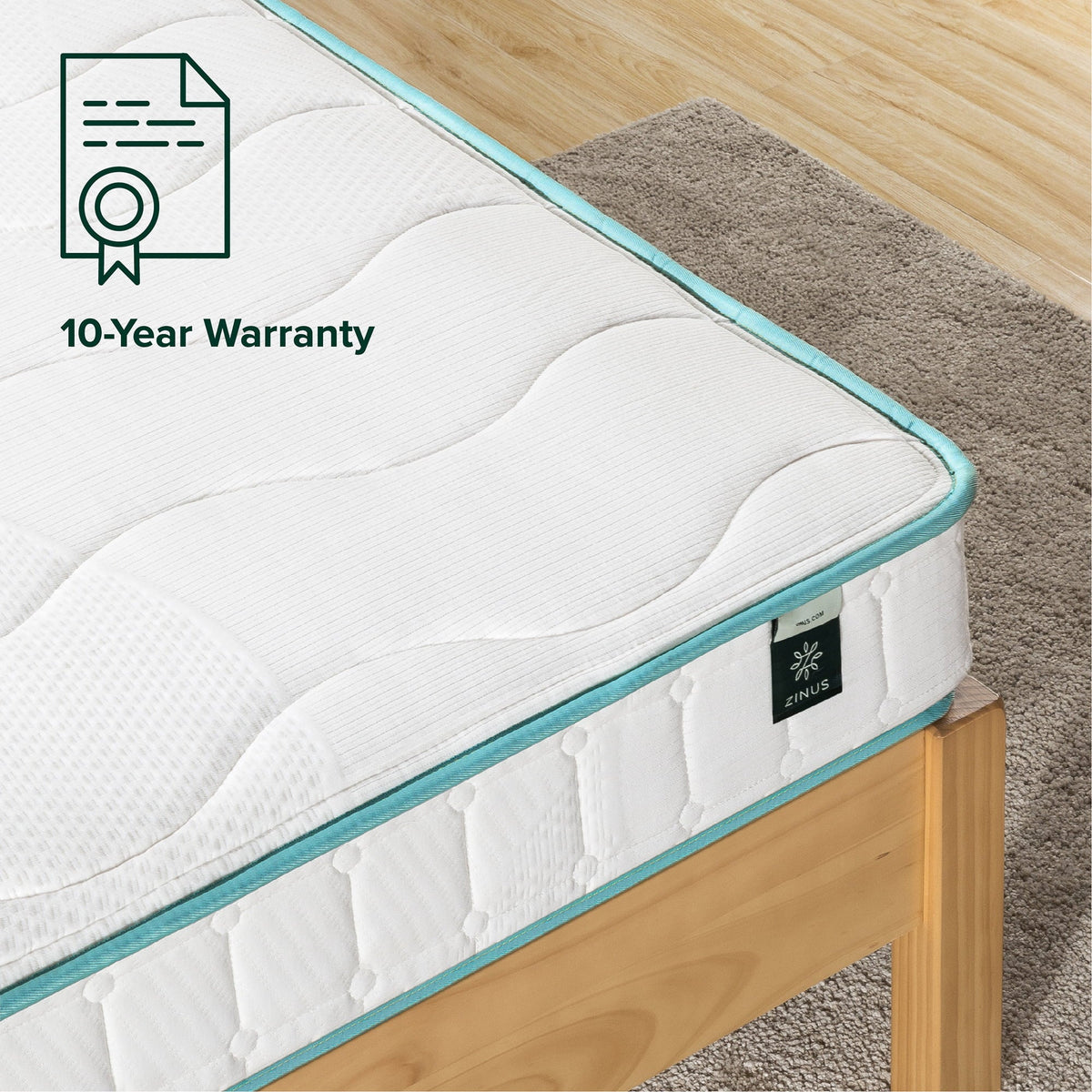 1 by Zinus 6¡± Tight Top Spring Mattress. Queen
