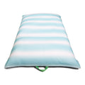 Big Joe Lagoon Lounger No Inflation Needed Pool Float, Rolling Wave Aqua Double Sided Mesh, 5ft Giant