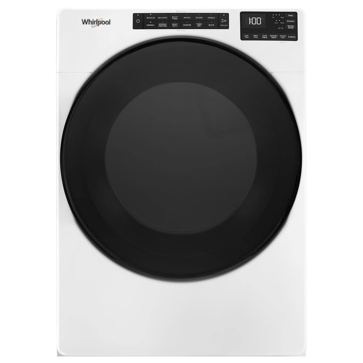 Whirlpool 7.4 Cu. ft. Electric Wrinkle Shield Dryer White