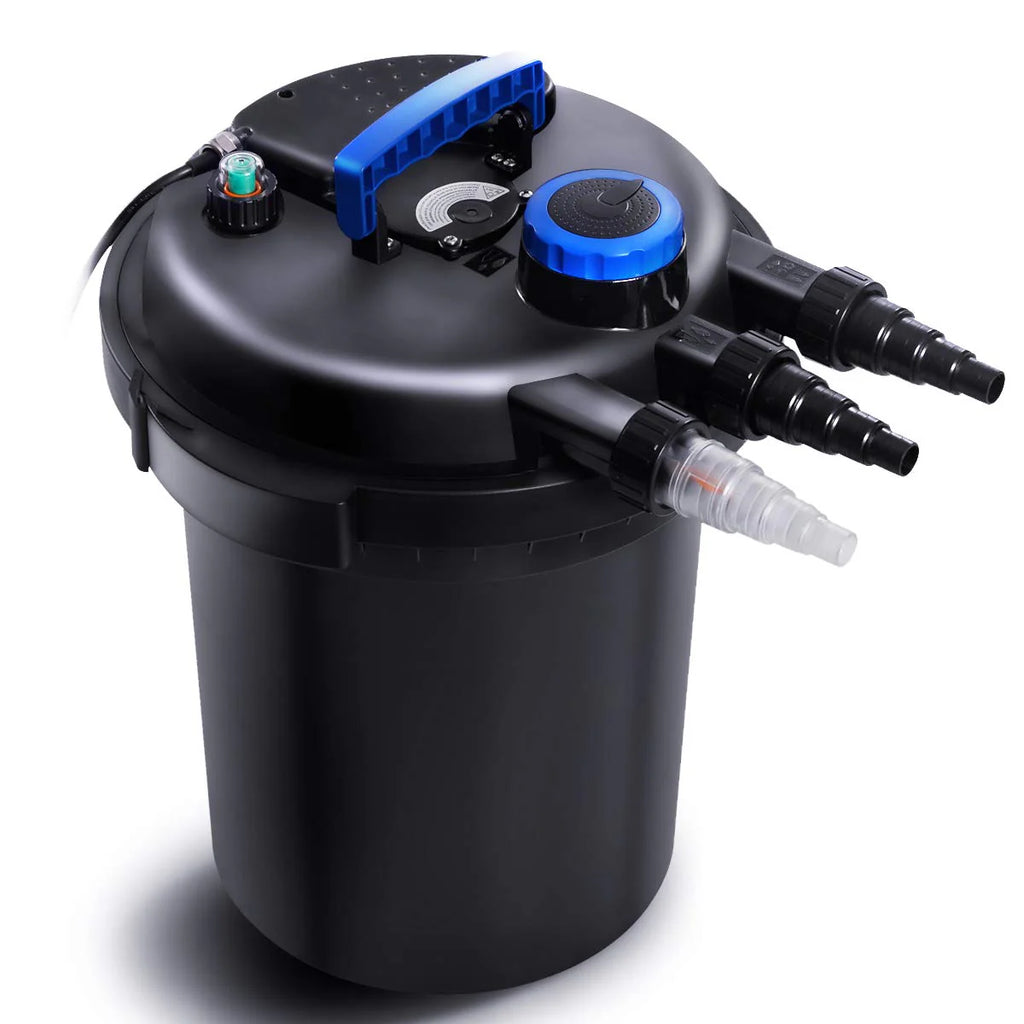HAPPYGRILL Pond Filter 4000 Gallons Pond Pressure Bio Filter