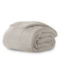 Ella Jayne Microfiber Down-Alternative Solid Color Comforter - Khaki - Twin